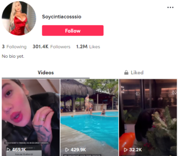 Buy Latin Personal TikTok Account with 300K Followers