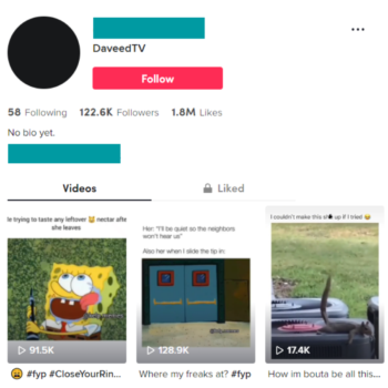 Buy Memes Comedy TikTok Account with 120K Followers
