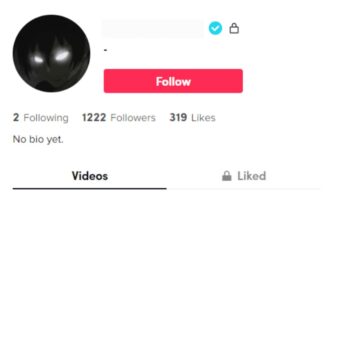 1K Verified TikTok Account for Sale