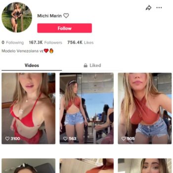 160K Female Model TikTok Account for Sale