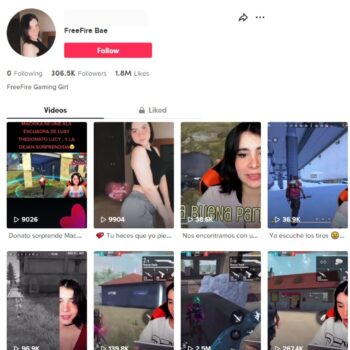 300K Gaming Girl TikTok Account for Sale