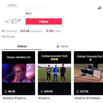 510K Funny Videos TikTok Account for Sale
