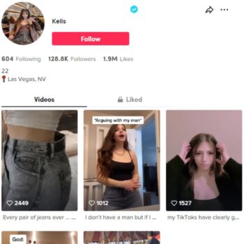 128k Verified Personal Tiktok Account for sale