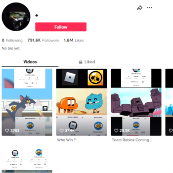 185k Tom & Jerry Cartoon Clips Tiktok Account for sale