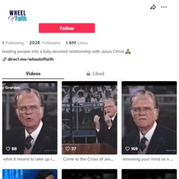 200k Religious Christianity Tiktok Account for sale