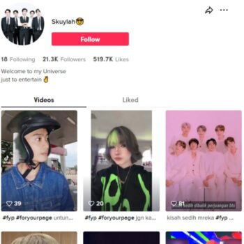 20K BTS Fan TikTok Account for Sale