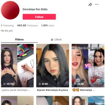 450k Influencer Fan TikTok Account for sale