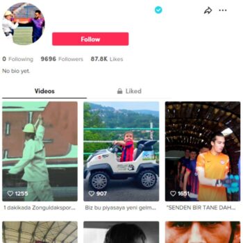 9K Football Verified TikTok Account for sale