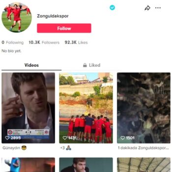 10K Football Verified TikTok Account for sale