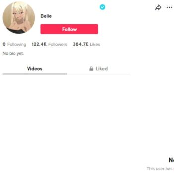 122K Blank Verified TikTok Account for sale