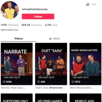266k TV Show Entertainment Tiktok Account for sale