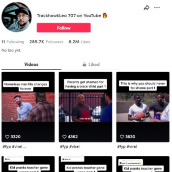 285k Movie Clips Entertainment Tiktok Account for sale
