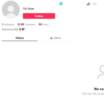 12.5K Blank Verified TikTok Account for sale