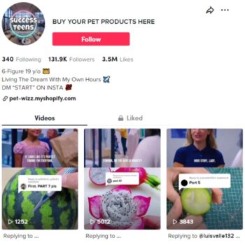 130K DIY Lifehacks TikTok Account for sale