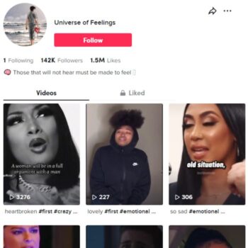 140k Movie Clips Entertainment Tiktok Account for sale