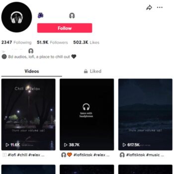 51k Music Entertainment Tiktok Account for sale