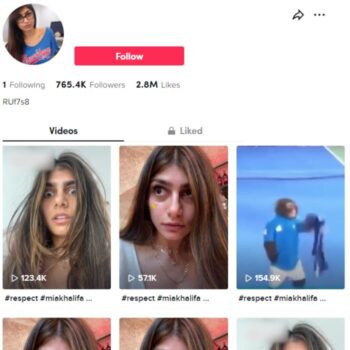 760K Mia Khalifa Reaction Tiktok Account for sale