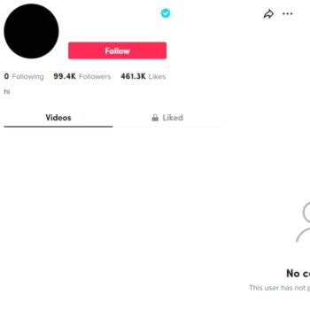 99k Verified Tiktok Account for sale