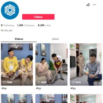 1.2M Funny Videos Tiktok Account for sale