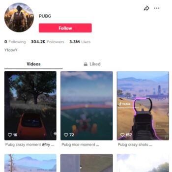 300k Entertainment Gaming Tiktok Account for sale