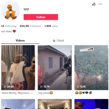 324k Music Entertainment Tiktok Account for sale