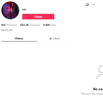350k Verified Tiktok Account for sale