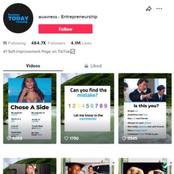 480k Business Crypto Tiktok Account for sale