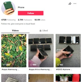 2.7M Technology Smartphone Tiktok account for sale