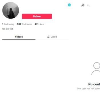 Blank Verified Tiktok Account for sale