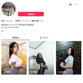 125k Entertainment Dance Tiktok Account for sale