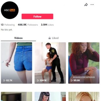 480K Hot Models TikTok Account for sale