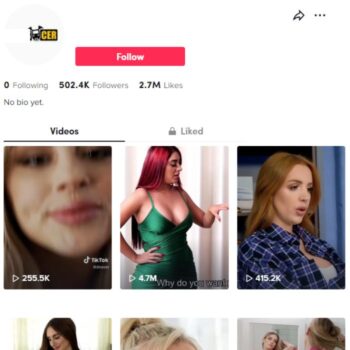500K Hot Models TikTok Account for sale