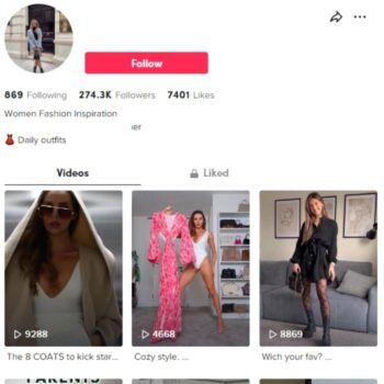 270k Models Fashion Instagram Account for sale