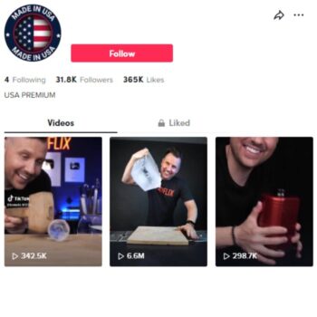 31K Ice Experiments Tiktok Account for sale