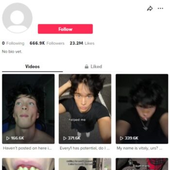 660K Influencer Tiktok Account for sale