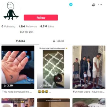 1.2M Verified Tiktok Account for sale