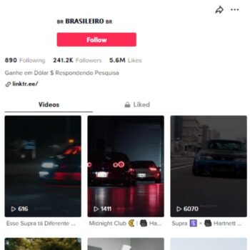 235k Automotive Cars Tiktok Account for sale