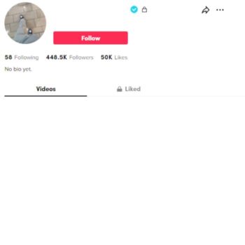 440K Verified Tiktok Account for sale