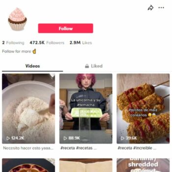 470K Viral Food TikTok Account for sale