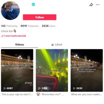 5K Verified Tiktok Account for sale