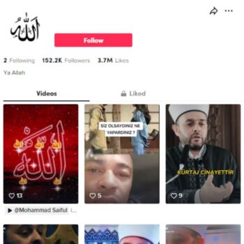 150k Religious Islamic Tiktok Account for sale