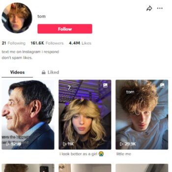 160K Social Media Influencer Tiktok Account for sale
