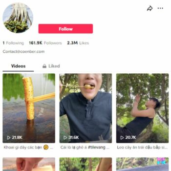 160K Viral Food TikTok Account for sale