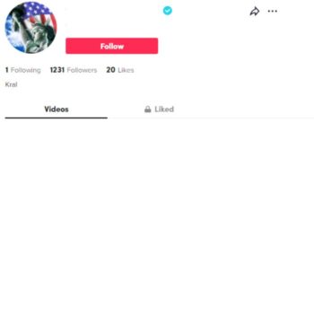 1K Verified Tiktok Account for sale