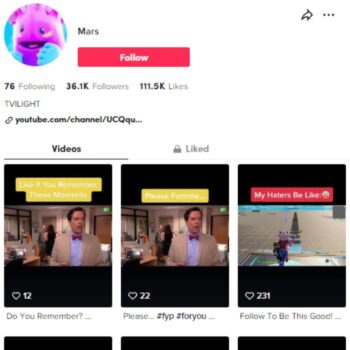35k Fortnite Gaming TikTok Account for sale