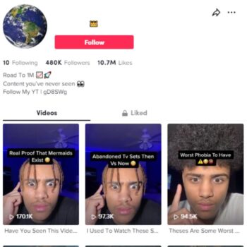 480k Facts Science Tiktok Account for sale