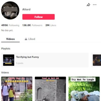 130K Funny Videos TikTok Account for sale