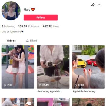 105K Funny Videos TikTok Account for sale