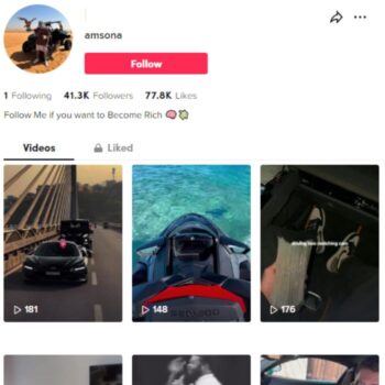 40K Business Motivation Tiktok Account for sale