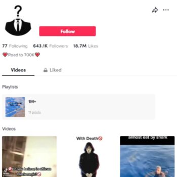 640k Facts Science Tiktok Account for sale